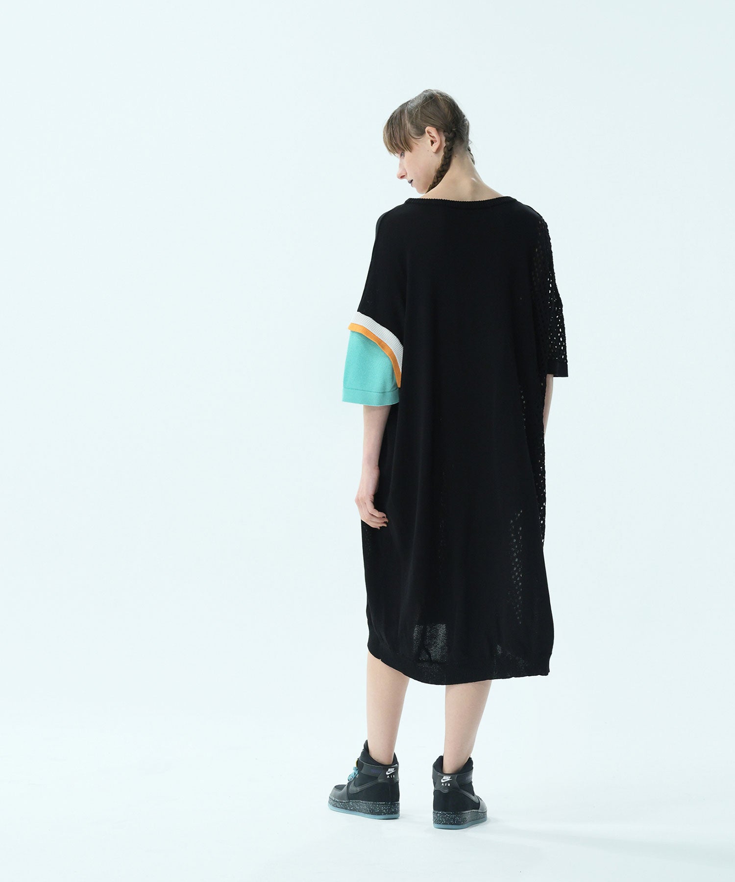 【4/30迄出品】 SQUARE SELEEVE KNIT ONEPIECE BSD24SS-04 Franken's Knit Onepiece – SAMVA