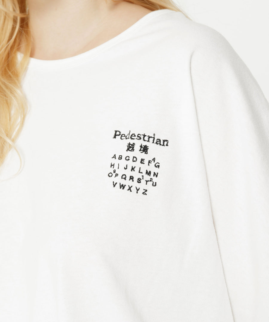 SF26SS-17 TRIBE EMBROI BIG TEE