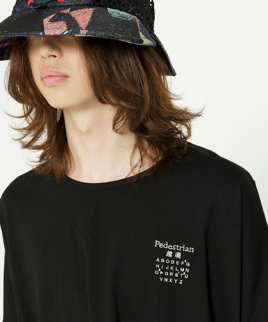 SF26SS-17 TRIBE EMBROI BIG TEE