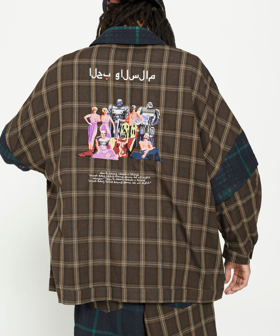 SF26SS-15 TRIBE EMBROI CHANGE JACKET