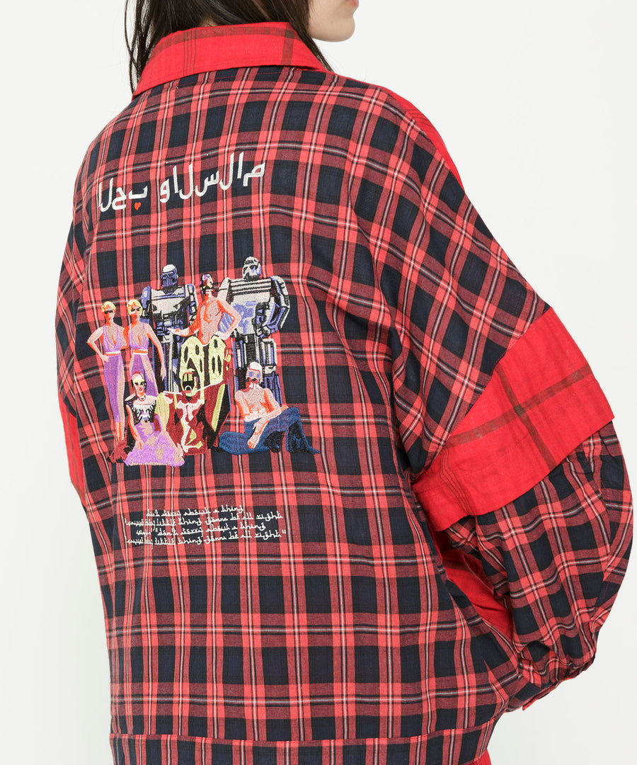 SF26SS-15 TRIBE EMBROI CHANGE JACKET