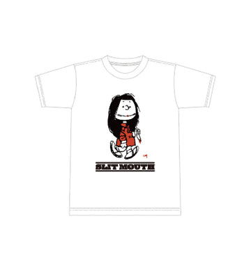 ATARAYO  “SLIT MOUSE Tee”  WHITE/BLACK