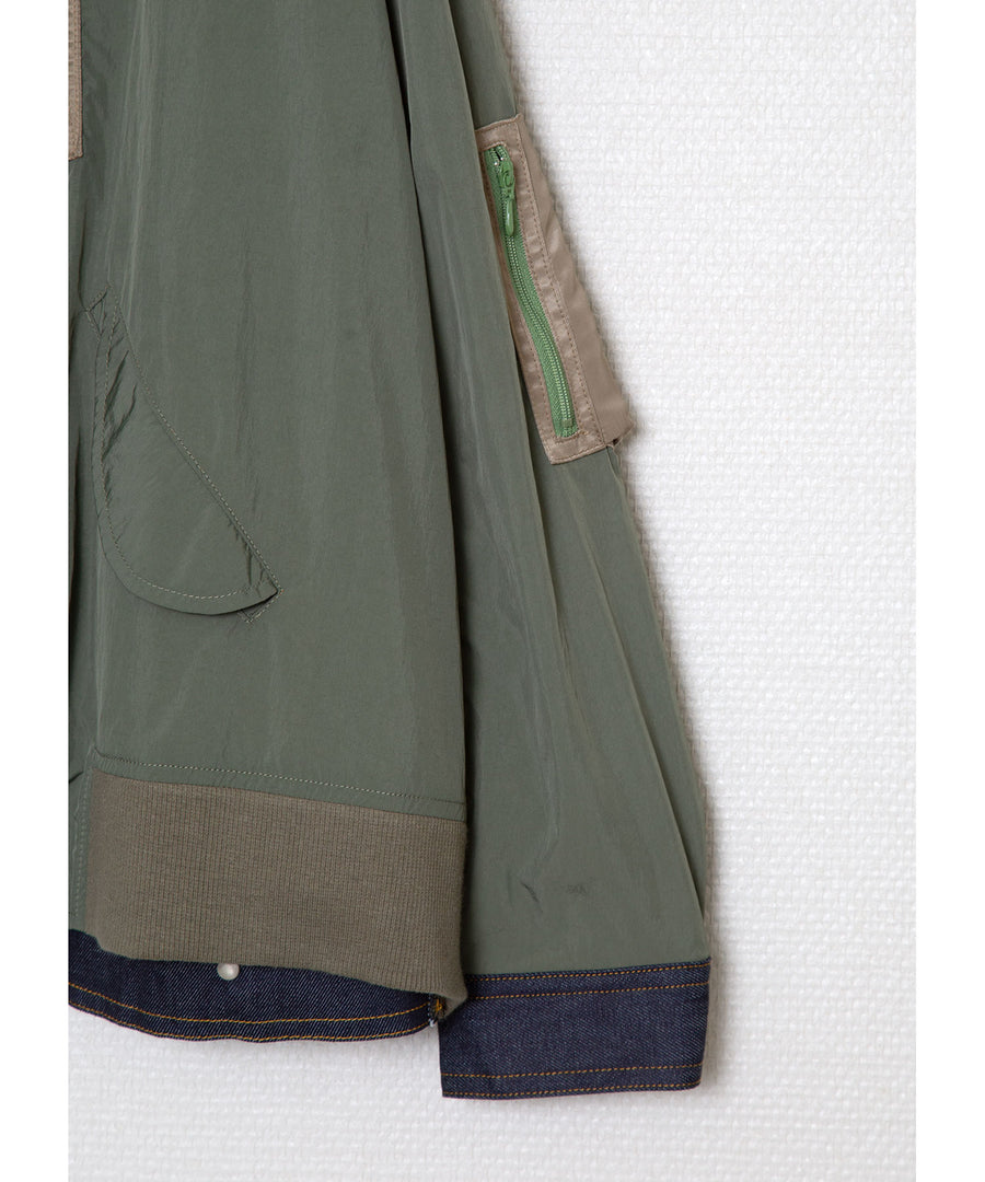 BSD25SS-11  Workers Combi Jacket KHAKI