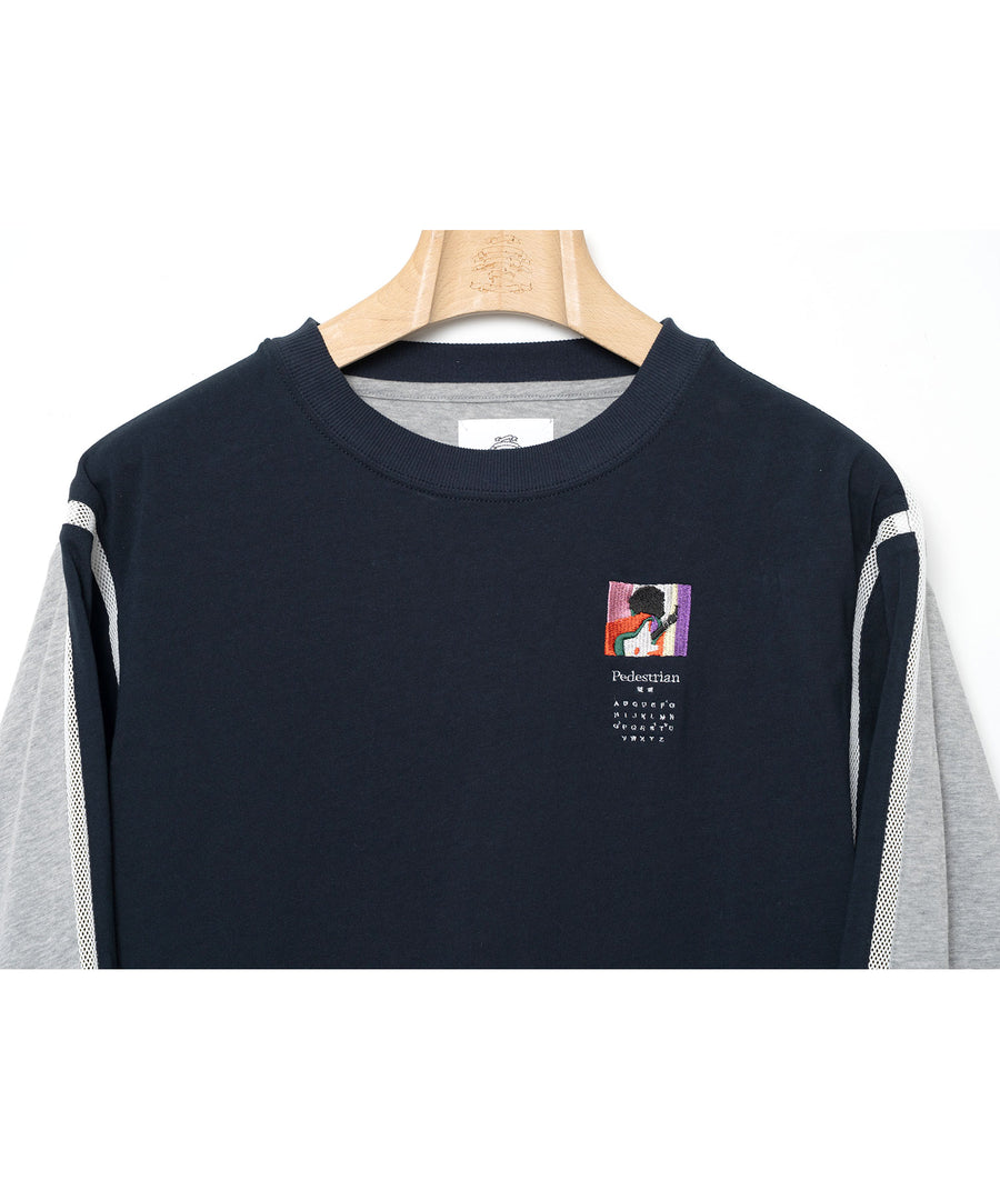 SF26SS-13 COMPLEXITY BORDER L/S TEE