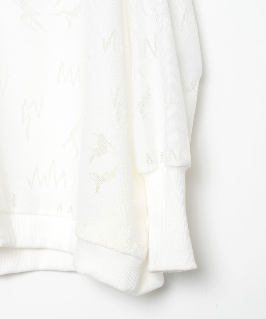 BSD26SS-11 Dancing Lace Pullover WHITE
