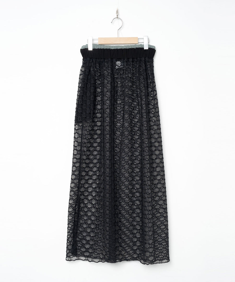BSD26SS-21 Ultra Mesh Skirt BLACK