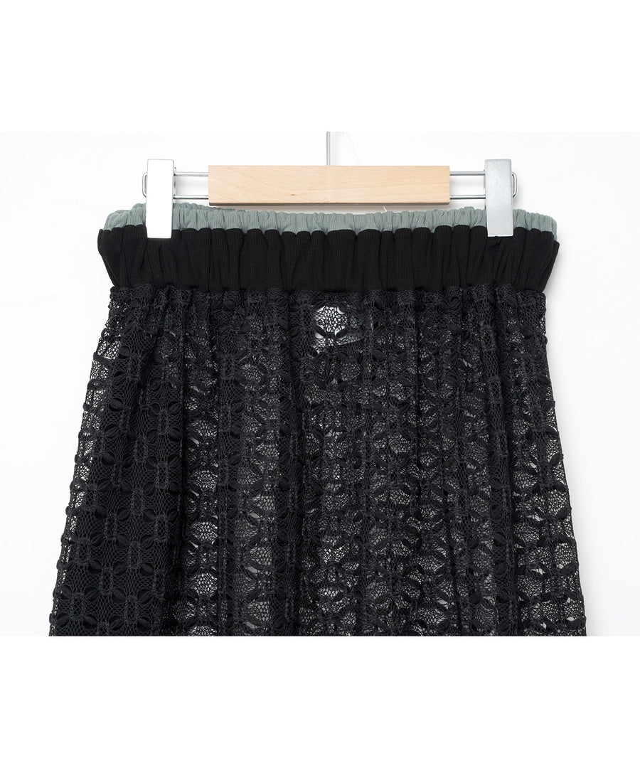 BSD26SS-21 Ultra Mesh Skirt BLACK