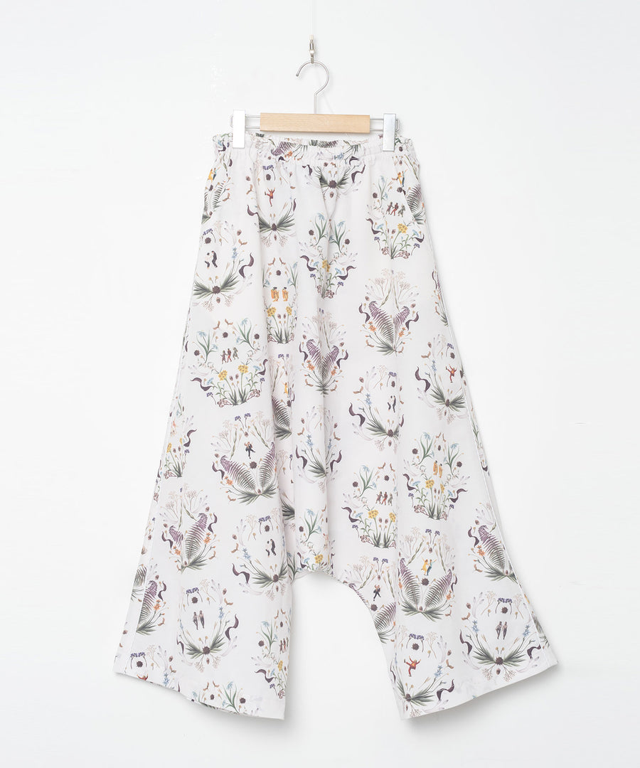 BSD26SS-19 Dance In The Garden Wide Pants NATURAL