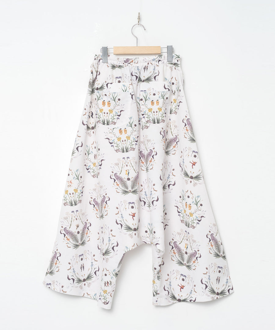 BSD26SS-19 Dance In The Garden Wide Pants NATURAL
