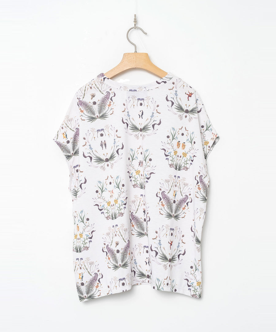 BSD26SS-18 Dance In The Garden Tee NATURAL