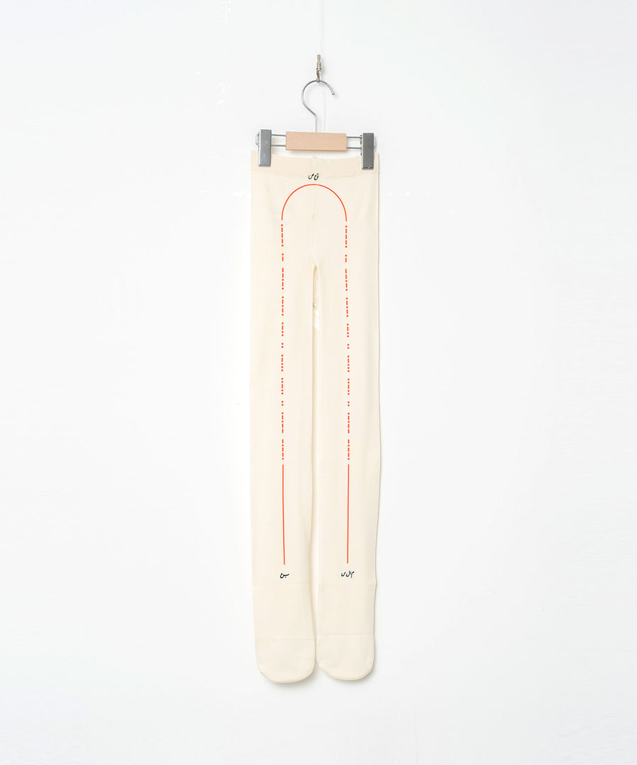 BSD26SS-28 Spiritual Dance Tights WHITE