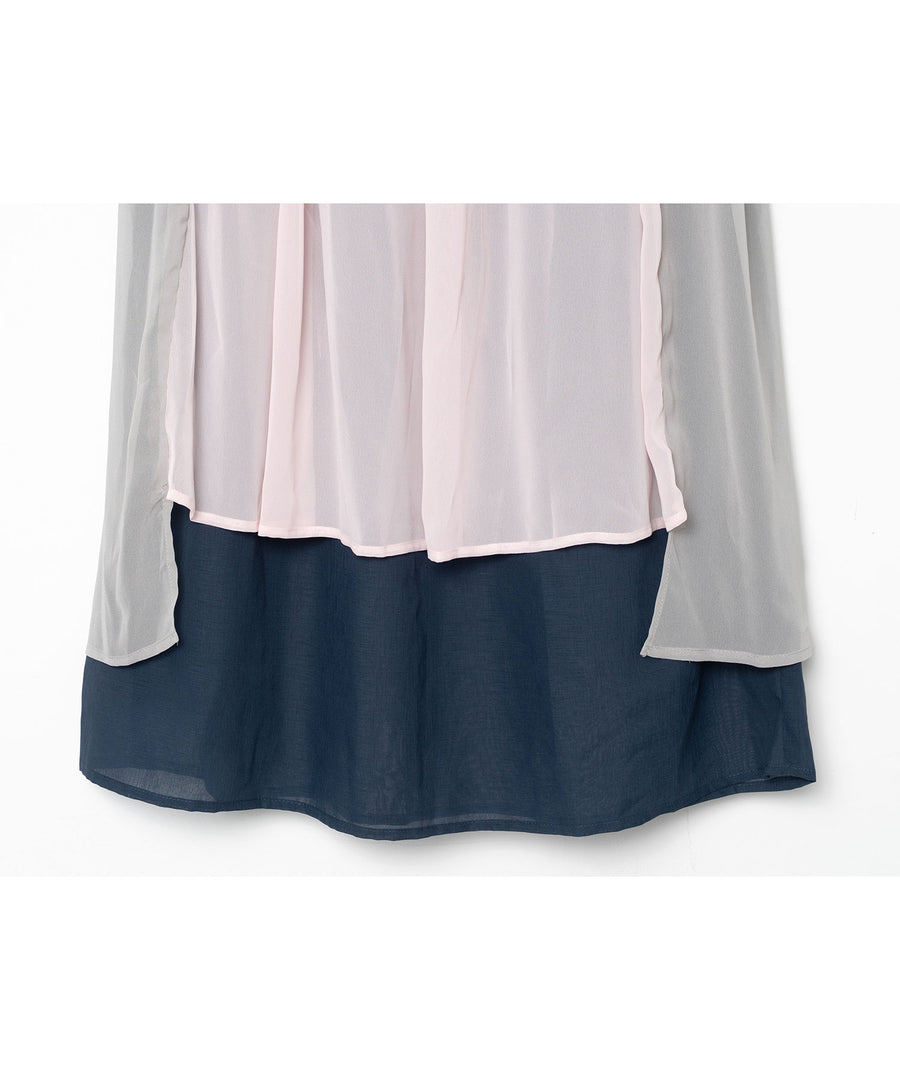 BSD26SS-09 Mirage Layer Skirt GREY