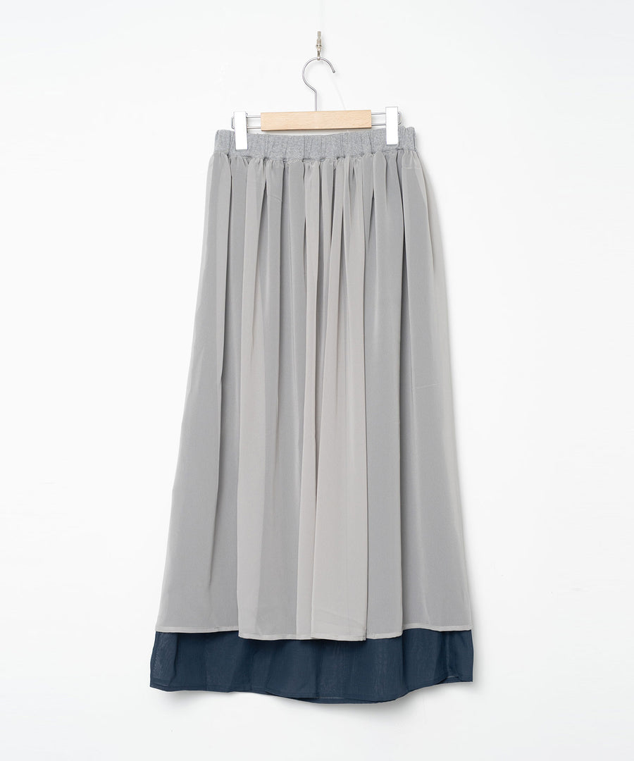 BSD26SS-09 Mirage Layer Skirt GREY