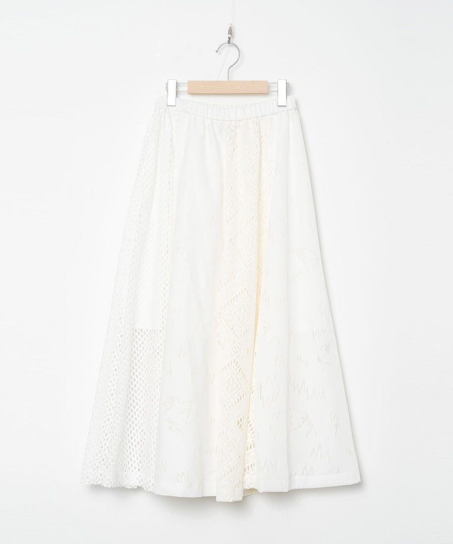 BSD26SS-12 Dancing Lace Culottes WHITE