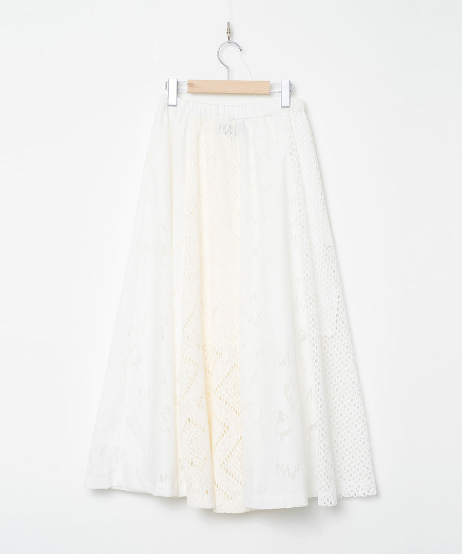 BSD26SS-12 Dancing Lace Culottes WHITE