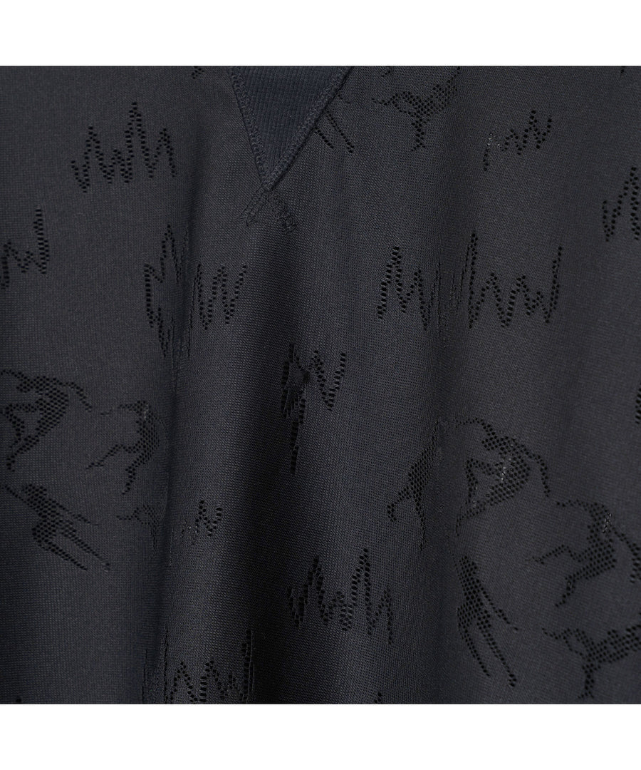 BSD26SS-11 Dancing Lace Pullover BLACK