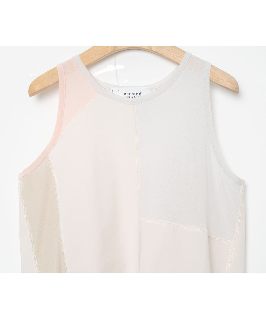 BSD26SS-23 Colored Tank Dress L GREY