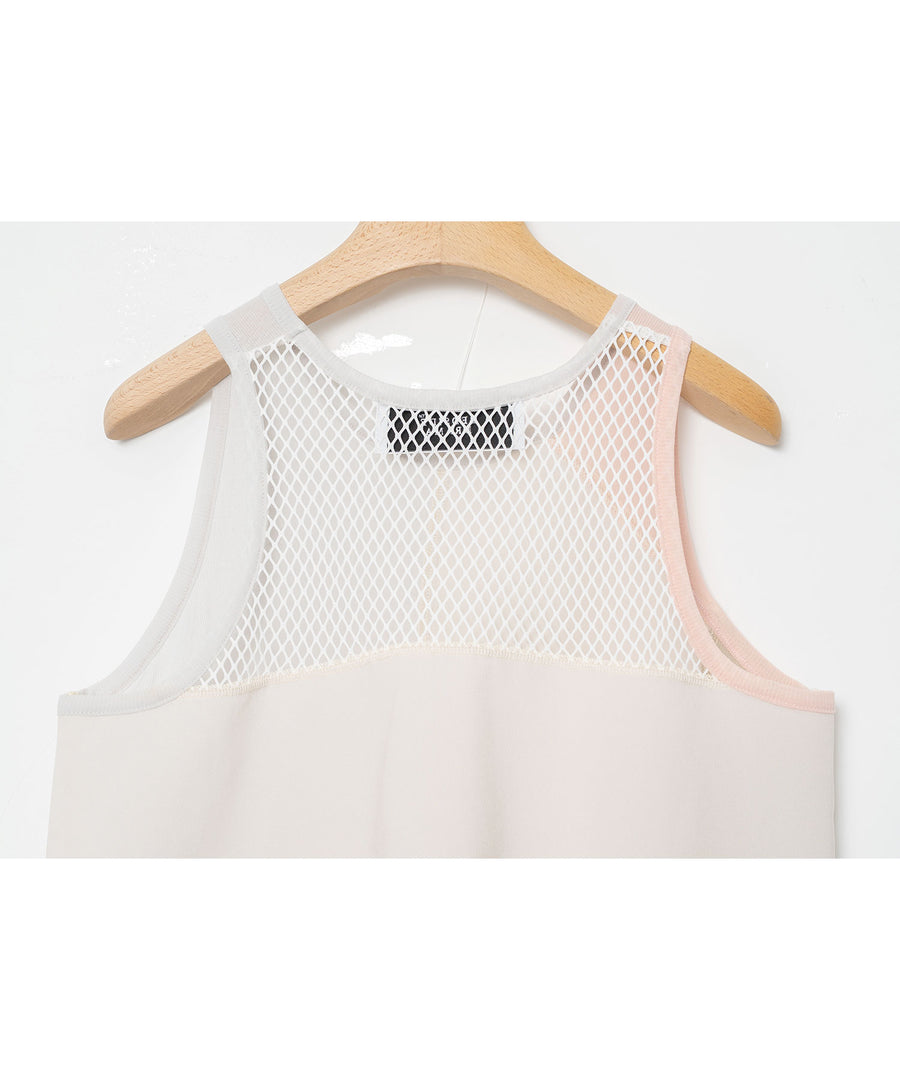 BSD26SS-23 Colored Tank Dress L GREY