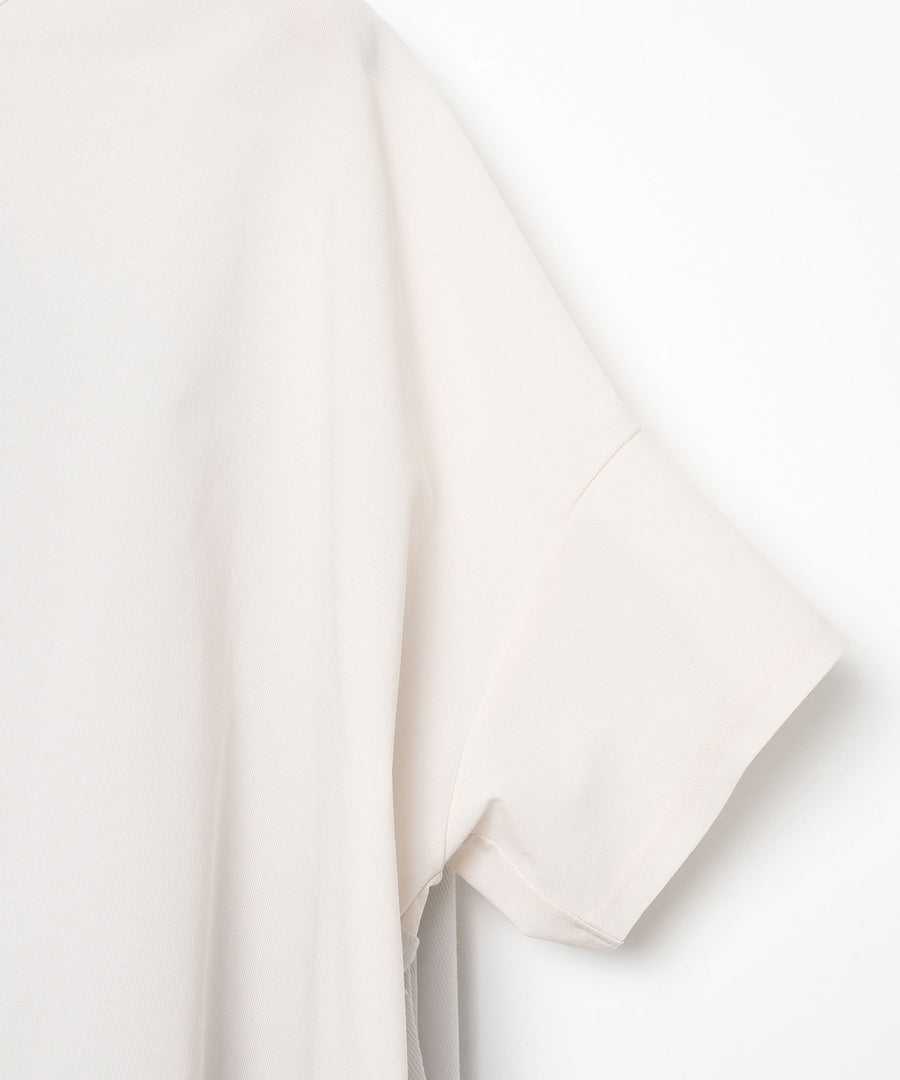BSD26SS-22 Draped Maxi Tee Dress L GREY