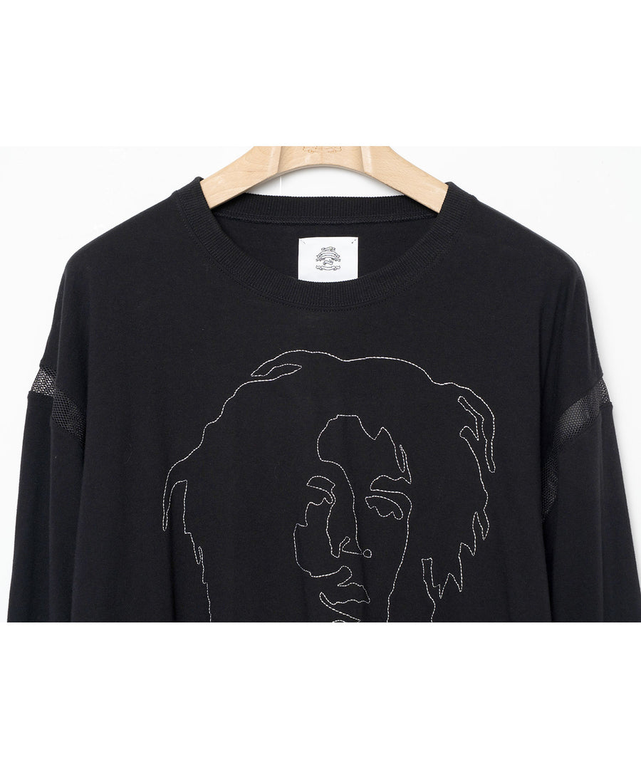 SF26SS-25A ONE-LOVE EMBROI L/S SAMUE T-SHIRT