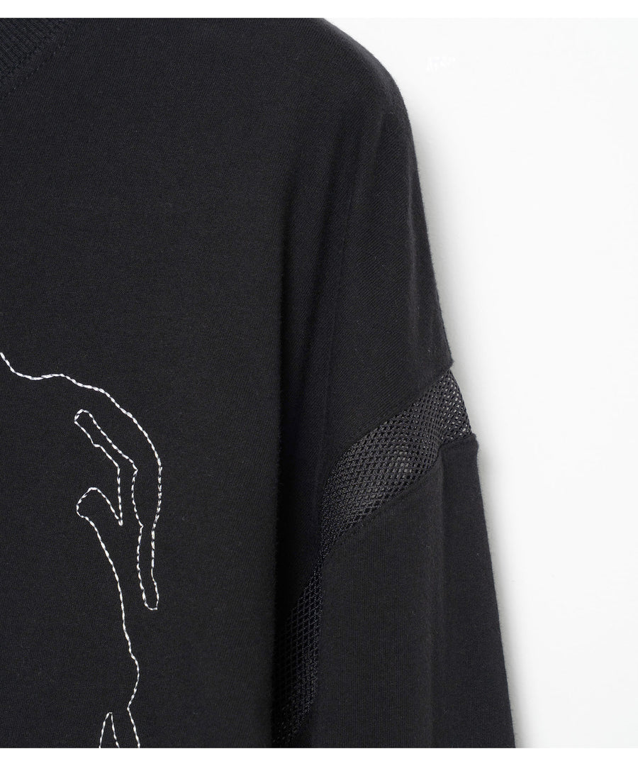 SF26SS-25A ONE-LOVE EMBROI L/S SAMUE T-SHIRT