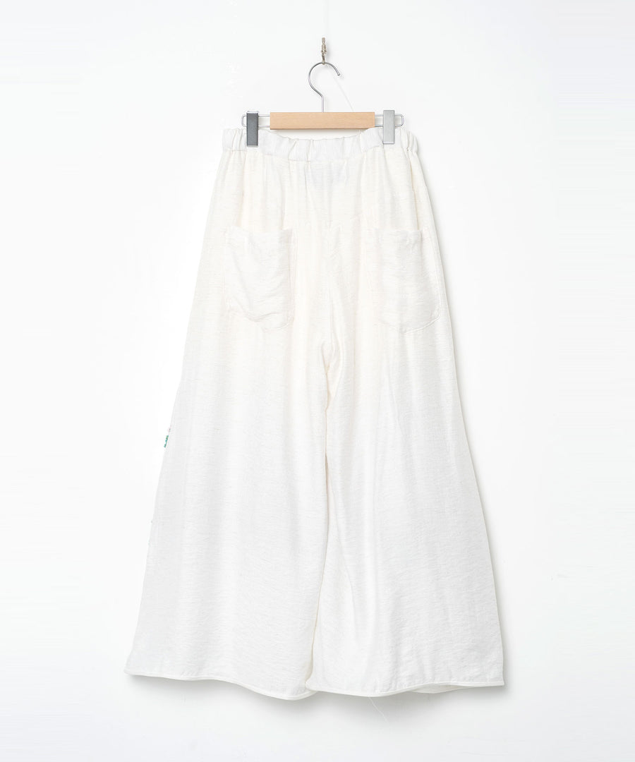 BSD26SS-02 Mosaic Garden Pants WHITE