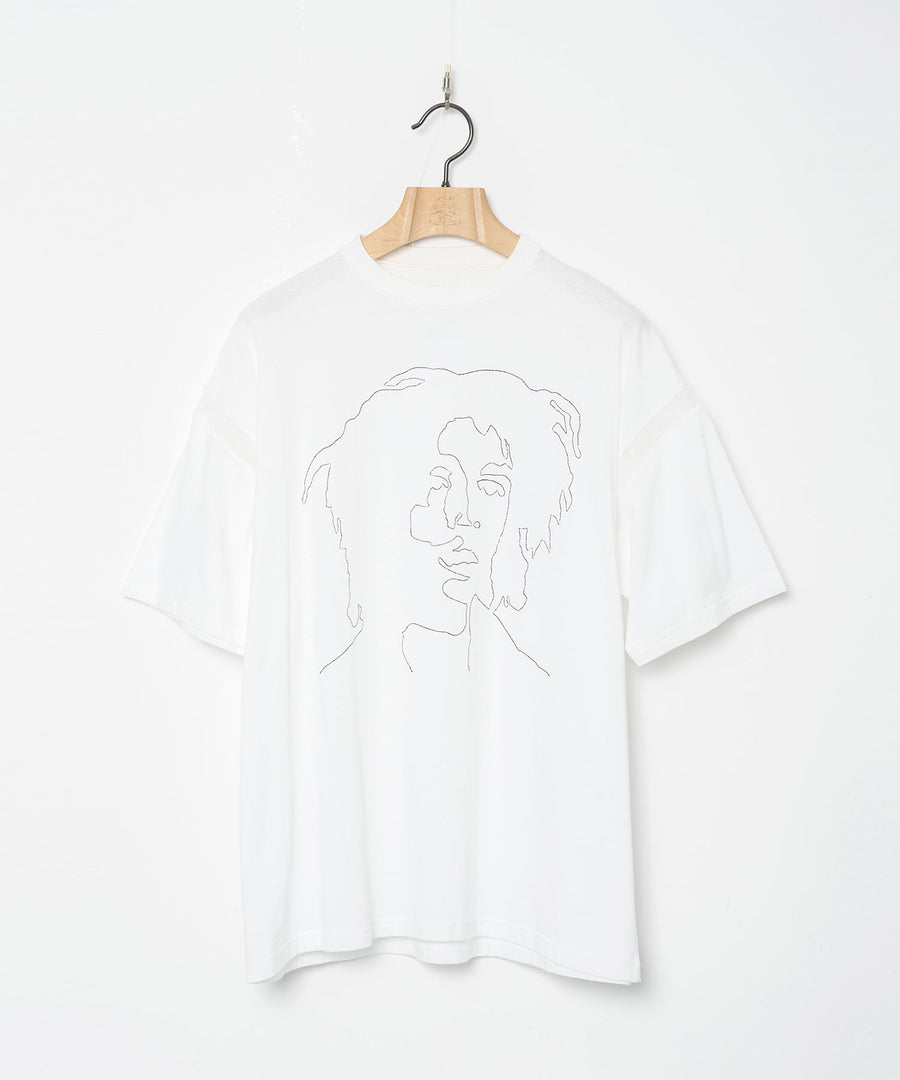 SF26SS-26A ONE-LOVE EMBROI SAMUE T-SHIRT