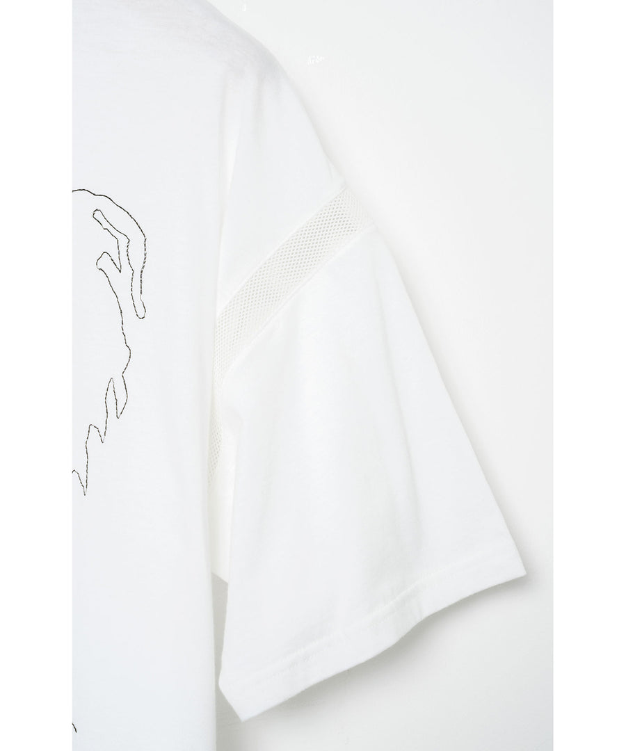 SF26SS-26A ONE-LOVE EMBROI SAMUE T-SHIRT