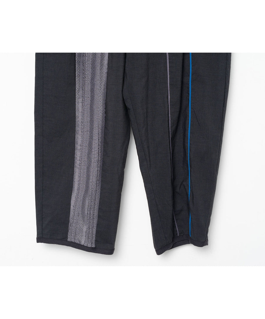 BSD26SS-06 Mixed Frill Pants BLACK