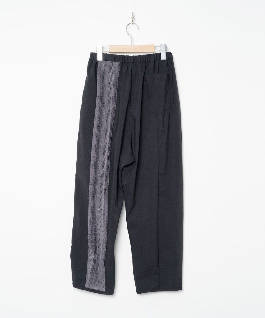 BSD26SS-06 Mixed Frill Pants BLACK