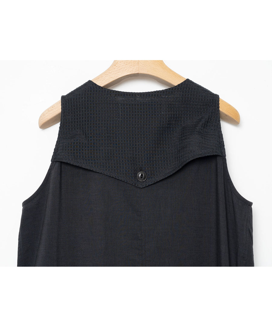BSD26SS-05 Mixed Military Dress BLACK