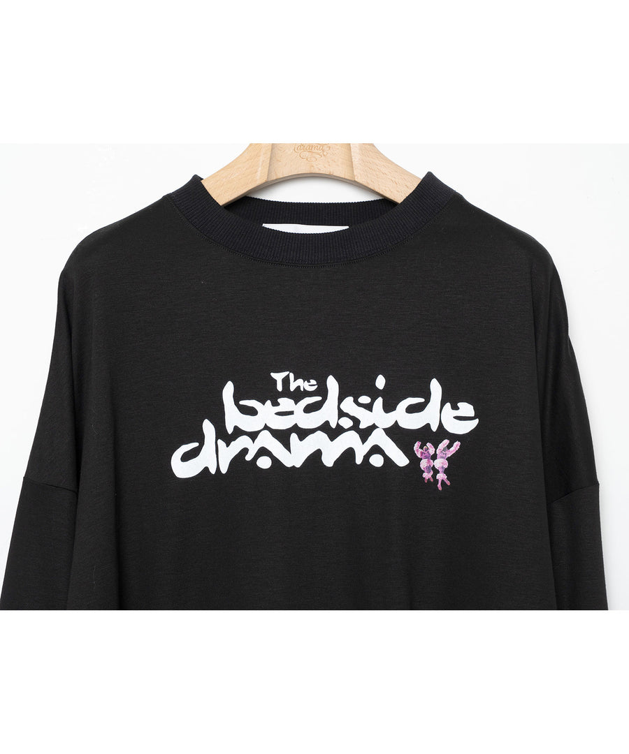 BSD26SS-24B BEDSIDE SISTERS Wide L/S Tee BLACK