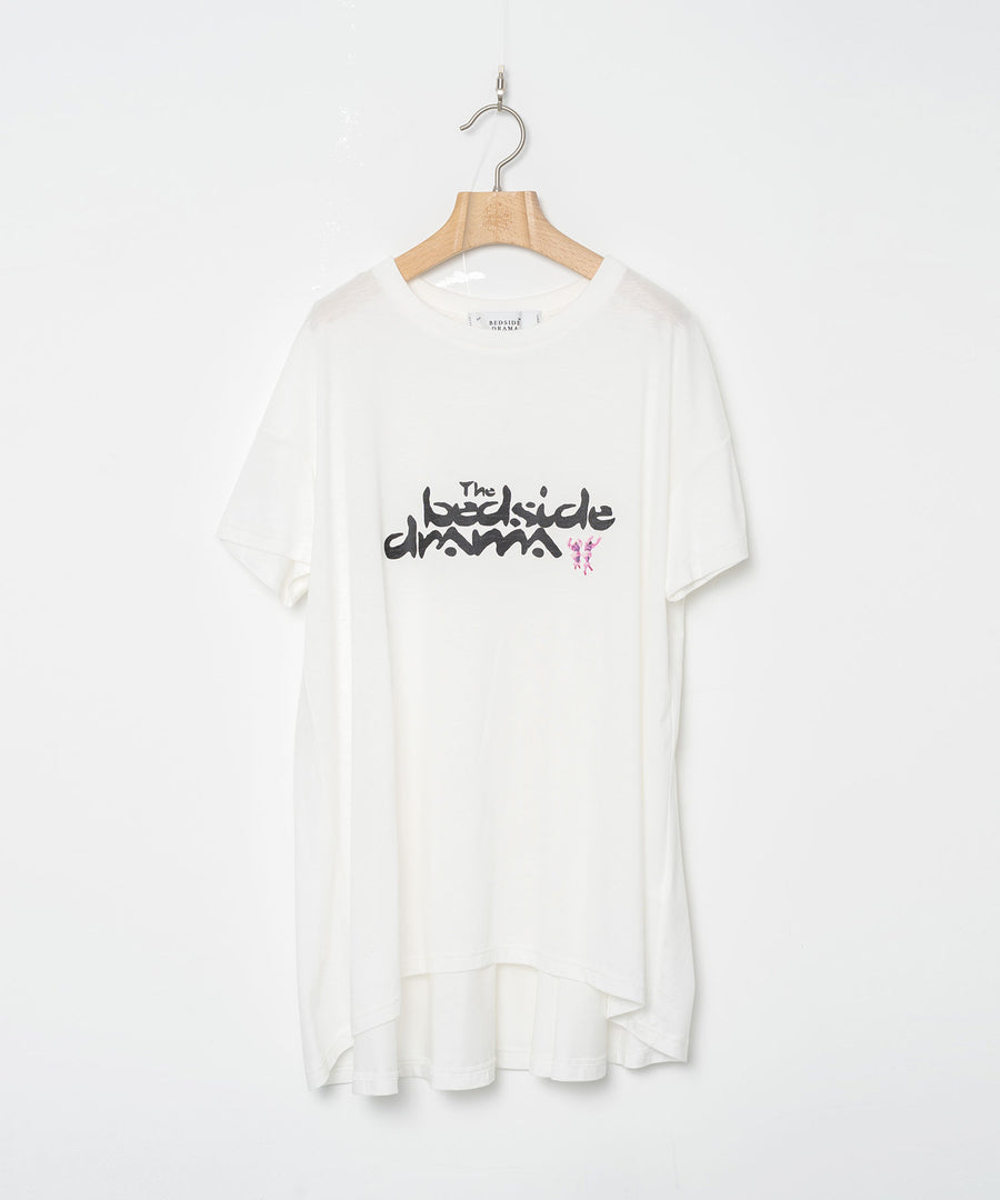 BSD26SS-25B BEDSIDE SISTERS Flare T-Shirt WH