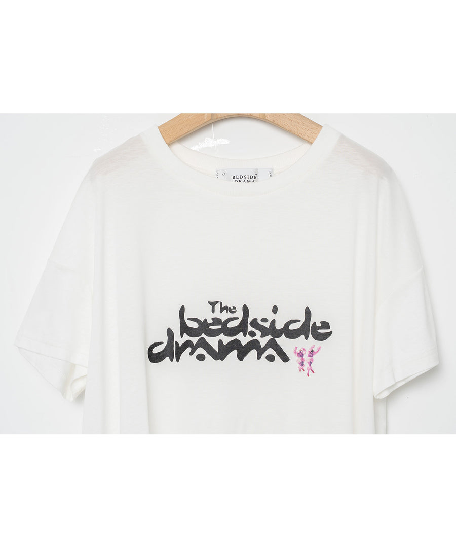 BSD26SS-25B BEDSIDE SISTERS Flare T-Shirt WH