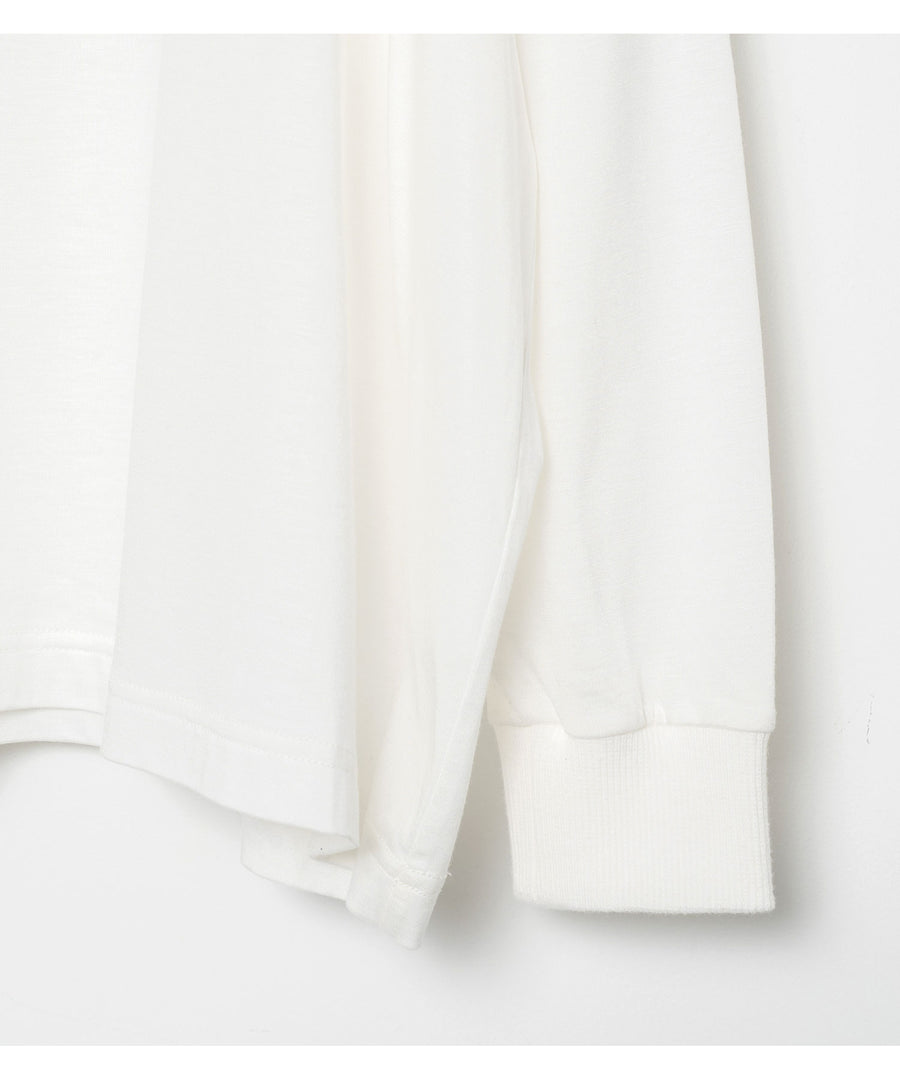 BSD26SS-24A OMNIDANCE Wide L/S Tee WHITE