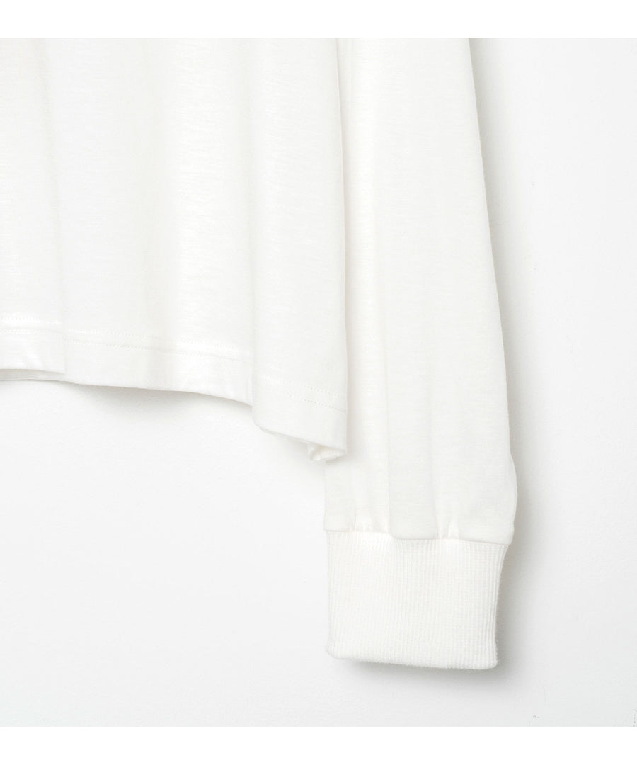 BSD26SS-24C NEO BALLERINA  Wide L/S Tee WHITE