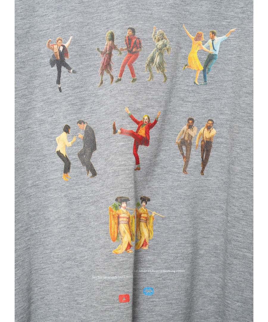BSD26SS-25A OMNIDANCE Flare T-Shirt GR