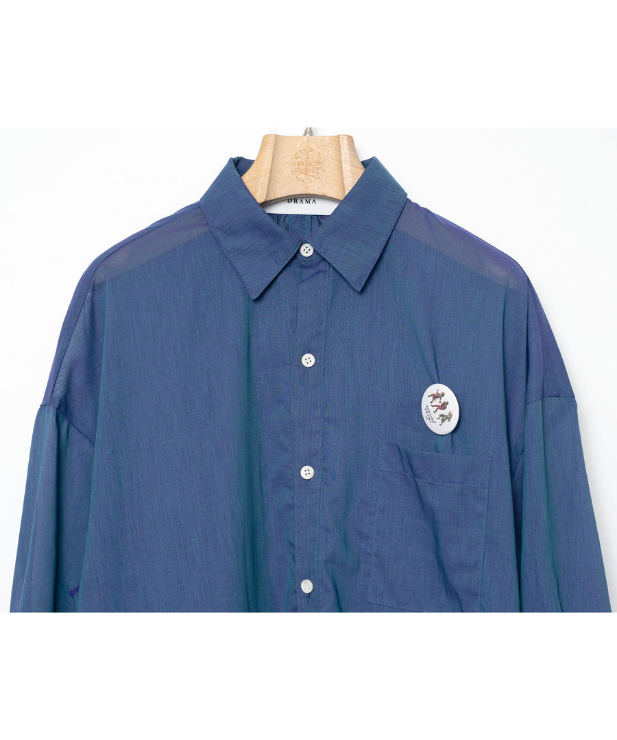 BSD26SS-07 Mirage Maxi Shirt BL