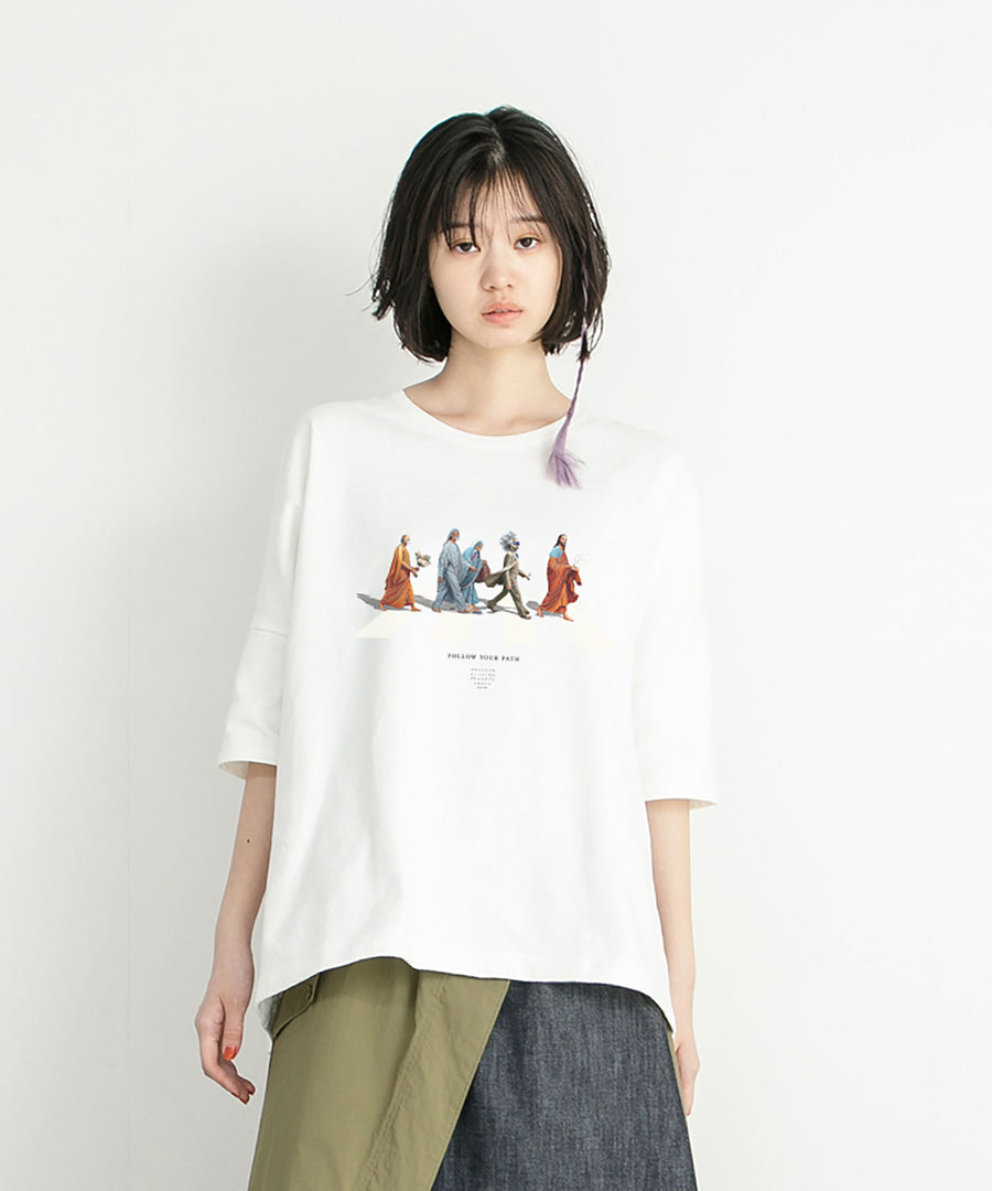 SF24AW-24B/each path Oversized Relax Tee