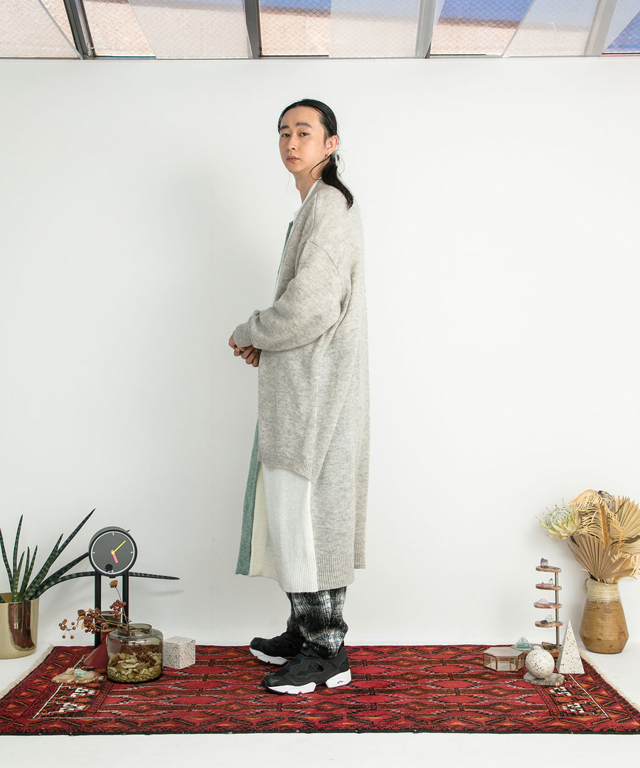 SF24AW-10 Mohair Layer Light Knit Coat