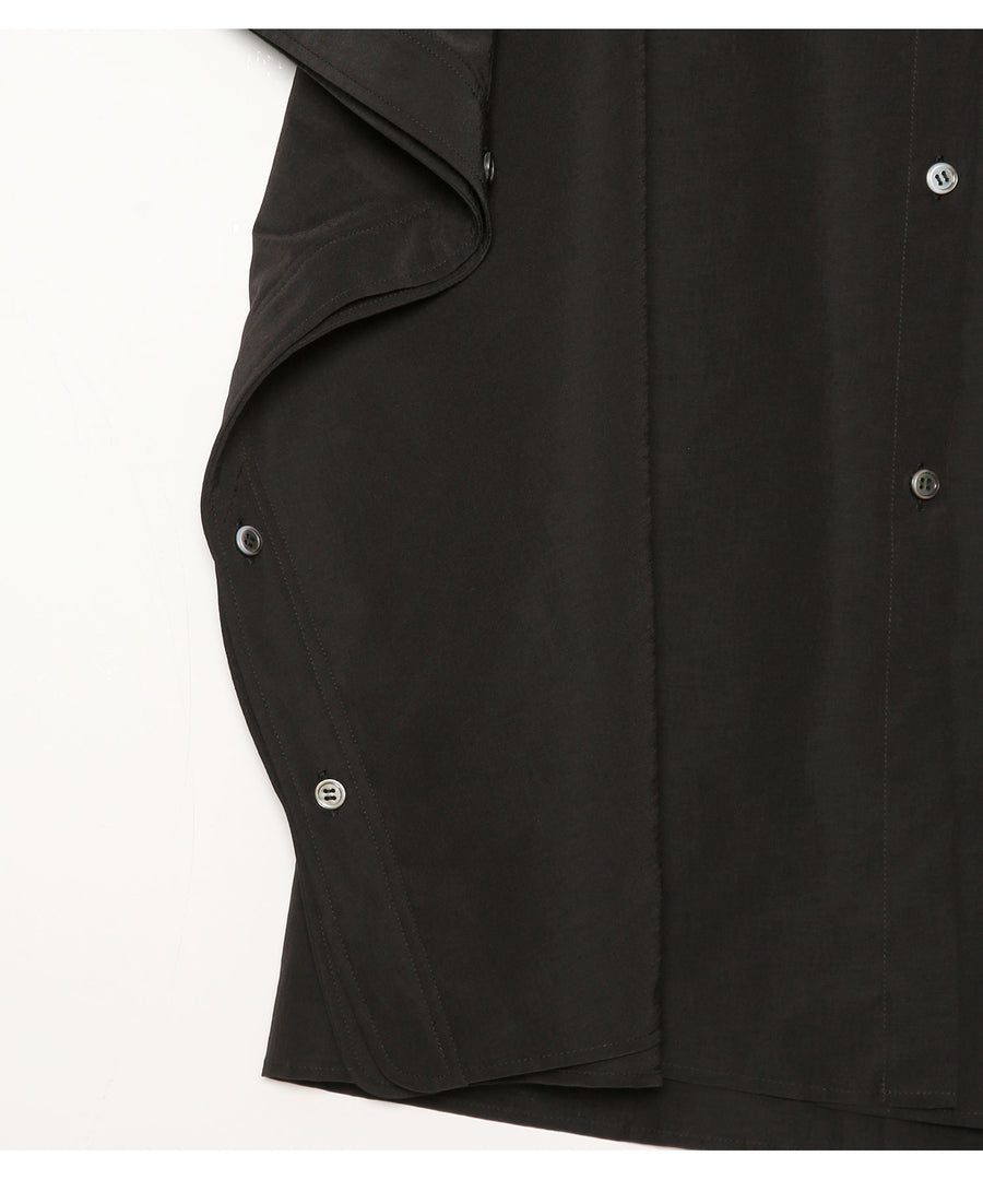 SF24SS-05 Packable Circle Poncho Shirt