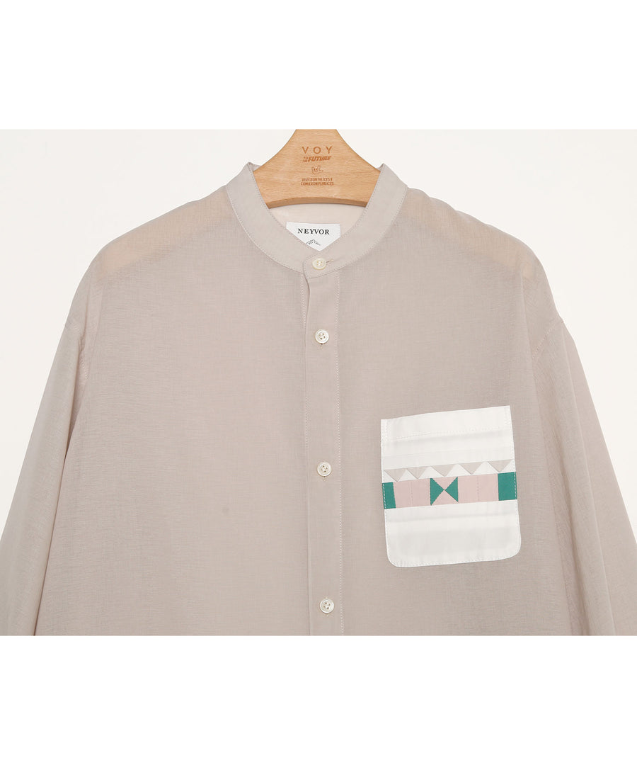 NV24SS-09 Patchwork Pocket Dress Shirt