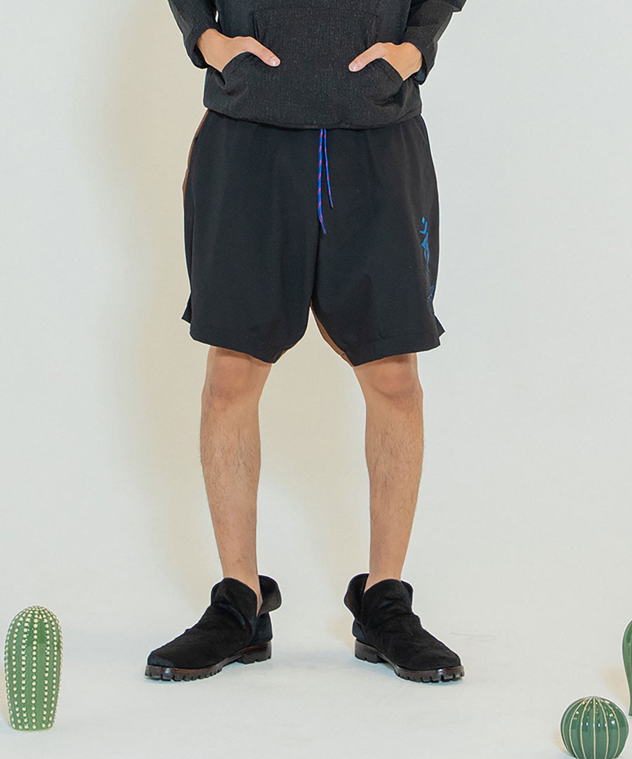 NV24SS-04 TEXBRID By Color Embroiled Shorts