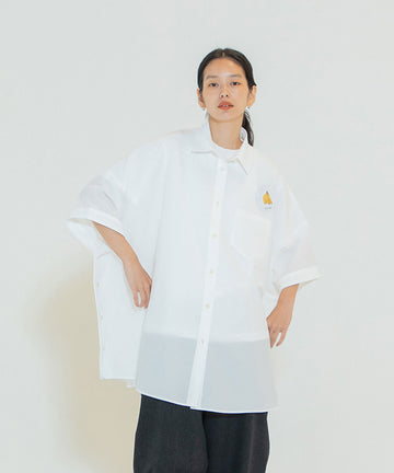 SF24SS-05 Packable Circle Poncho Shirt