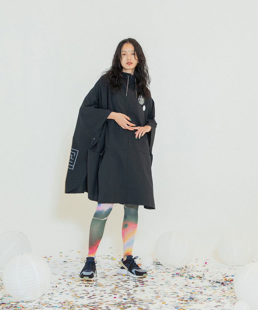 SF24SS-14 Reflax® Happi Poncho Hoodie