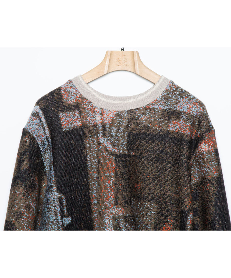 SF24AW-12 Double Exposure Knit Sweater
