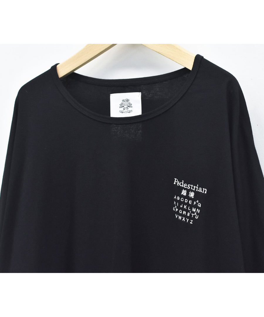 SF26SS-17 TRIBE EMBROI BIG TEE