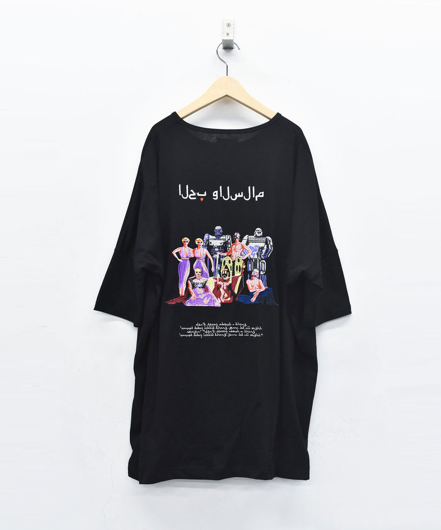 SF26SS-17 TRIBE EMBROI BIG TEE