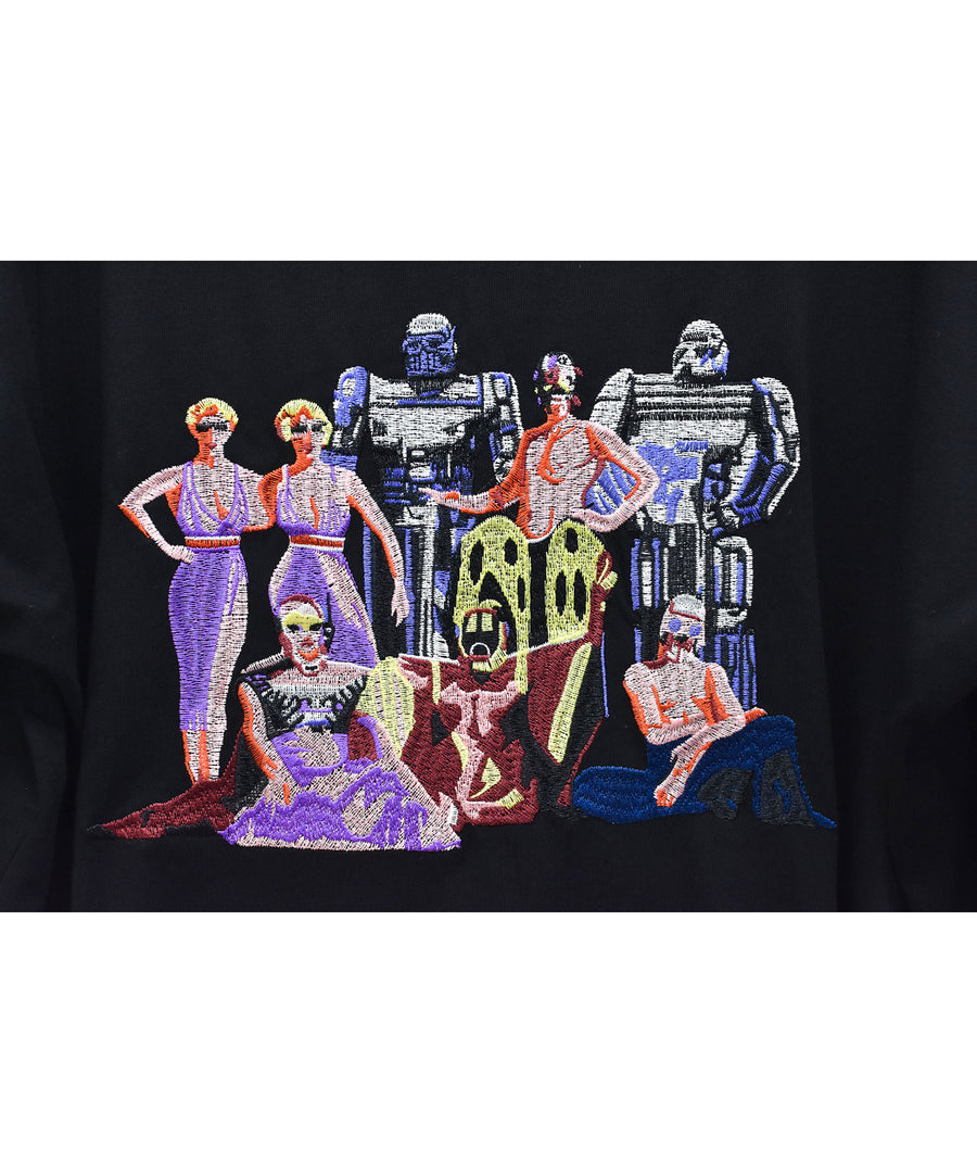 SF26SS-17 TRIBE EMBROI BIG TEE