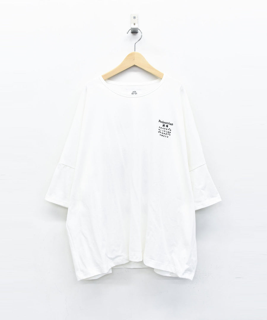SF26SS-17 TRIBE EMBROI BIG TEE